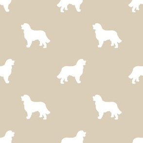 Bernese Mountain Dog silhouette dog breed pattern sand