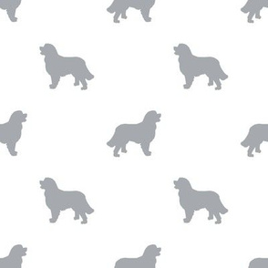 Bernese Mountain Dog silhouette dog breed pattern white grey