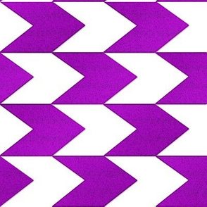 Purple and White Chevron Stripes