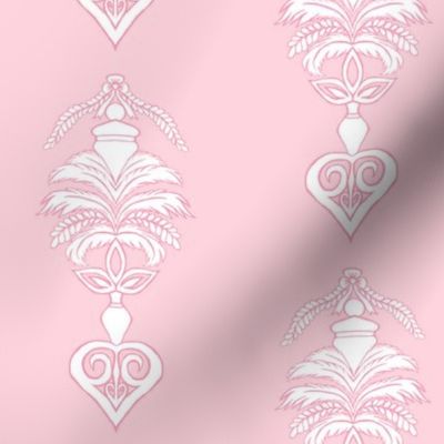 Feather Damask- Pink