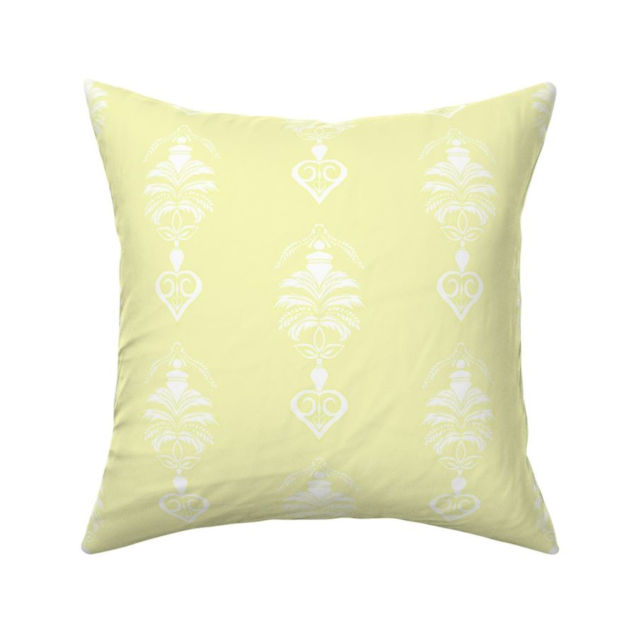 Feather Damask- Yellow