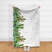 1 Repeat Per Yard of 56" fabric / Cactus Garden / Repeat Print
