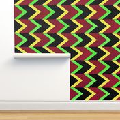 Cherry Lemon Lime Chevron Arrow_Stripe