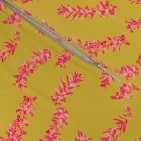 lei strands - gold -pink