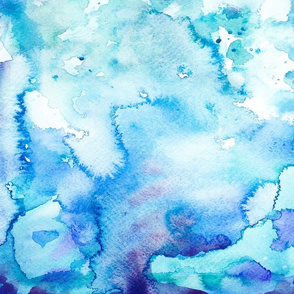 Blue Watercolor Paint