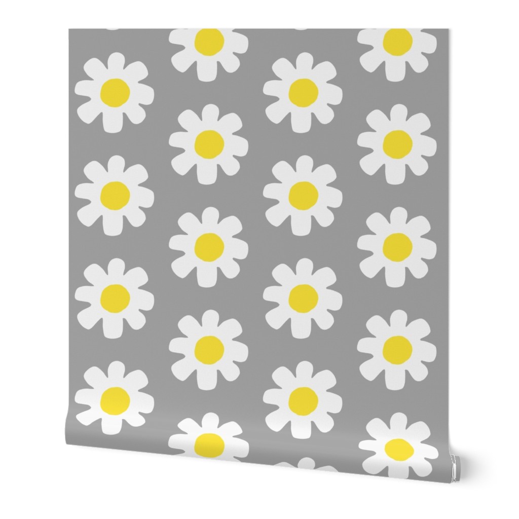 Sassy Summer Smiles-daisy grey/yellow