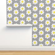 Sassy Summer Smiles-daisy grey/yellow