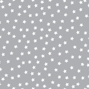 White Stars Fabric, Wallpaper and Home Decor | Spoonflower