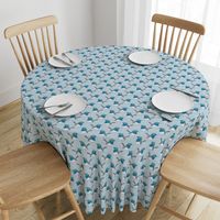 Bright Blue Wren Pattern