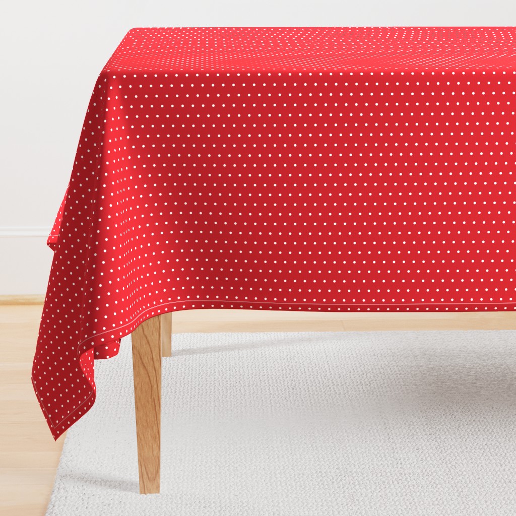 Mini Dot christmas minimal pattern red