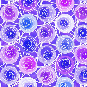 renne's roses in violet