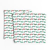 christmas stockings fabric xmas holiday red and green fabric - white