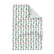 christmas stockings fabric xmas holiday red and green fabric - white