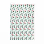 christmas stockings fabric xmas holiday red and green fabric - white