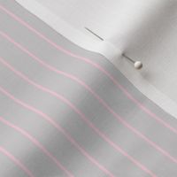 Light Pink and Grey Pinstripe