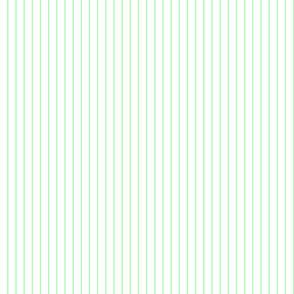 Green and White Pinstripe