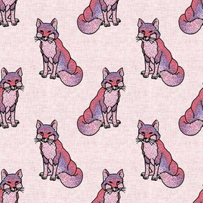 Pointilism Fox Pattern