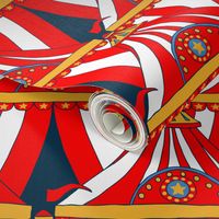 Circus Tents - Red, White