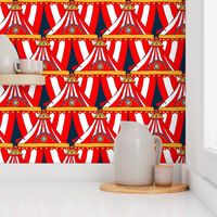 Circus Tents - Red, White