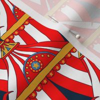 Circus Tents - Red, White