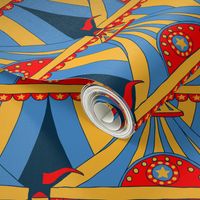 Circus Tents - Yellow, Blue