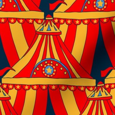 Circus Tents - Yellow, Red
