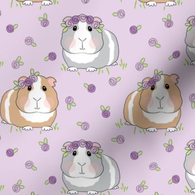 large guinea-pigs-with-lavender roses