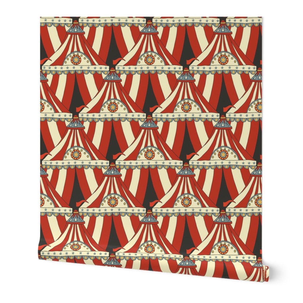 Circus Tents - Vintage Red