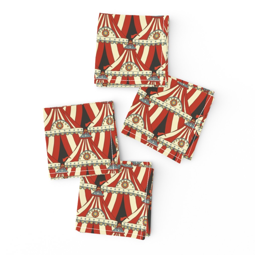 Circus Tents - Vintage Red