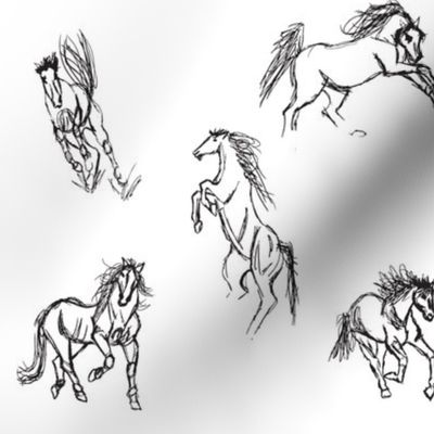 Equine Gestures BW