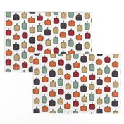 multi pumpkins - fall colors