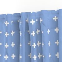 Swiss Crosses - Perfect Blue