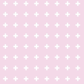 Swiss Crosses - Pretty Pink