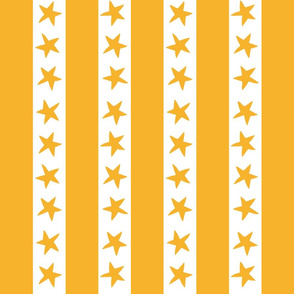 circus stripes // circus nursery baby fabric - yellow