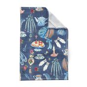 Jane Austen fabric //Jane austen Watercolor fabric // Jane austen giftwrap // Jane Austen wallpaper // Jane Austen's pastimes // Jane Austen's hobbies