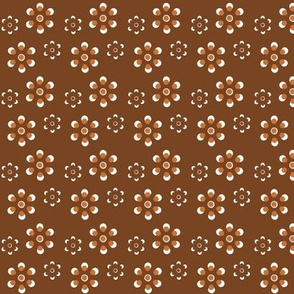 Court & Spark - Scandi Flowers Cutout Caramel 