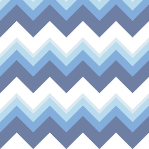 Blue Zigzag Pattern