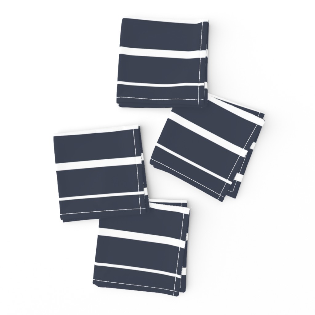 The New Stripe . Lapis Blue White