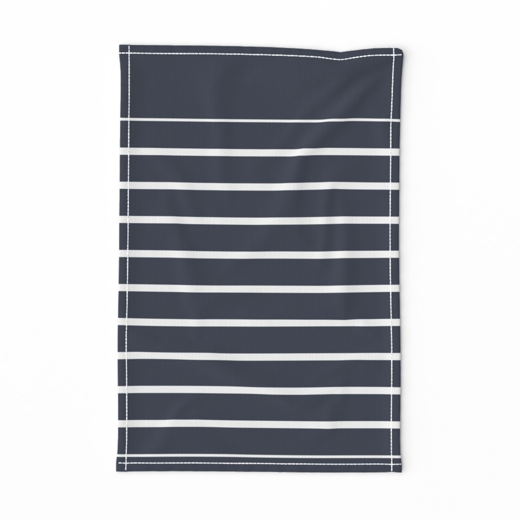 The New Stripe . Lapis Blue White