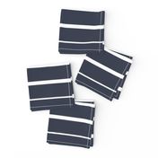 The New Stripe . Lapis Blue White