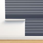 The New Stripe . Lapis Blue White