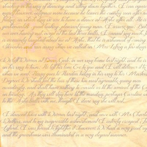 Jane Austen's letter to her sister Cassandra