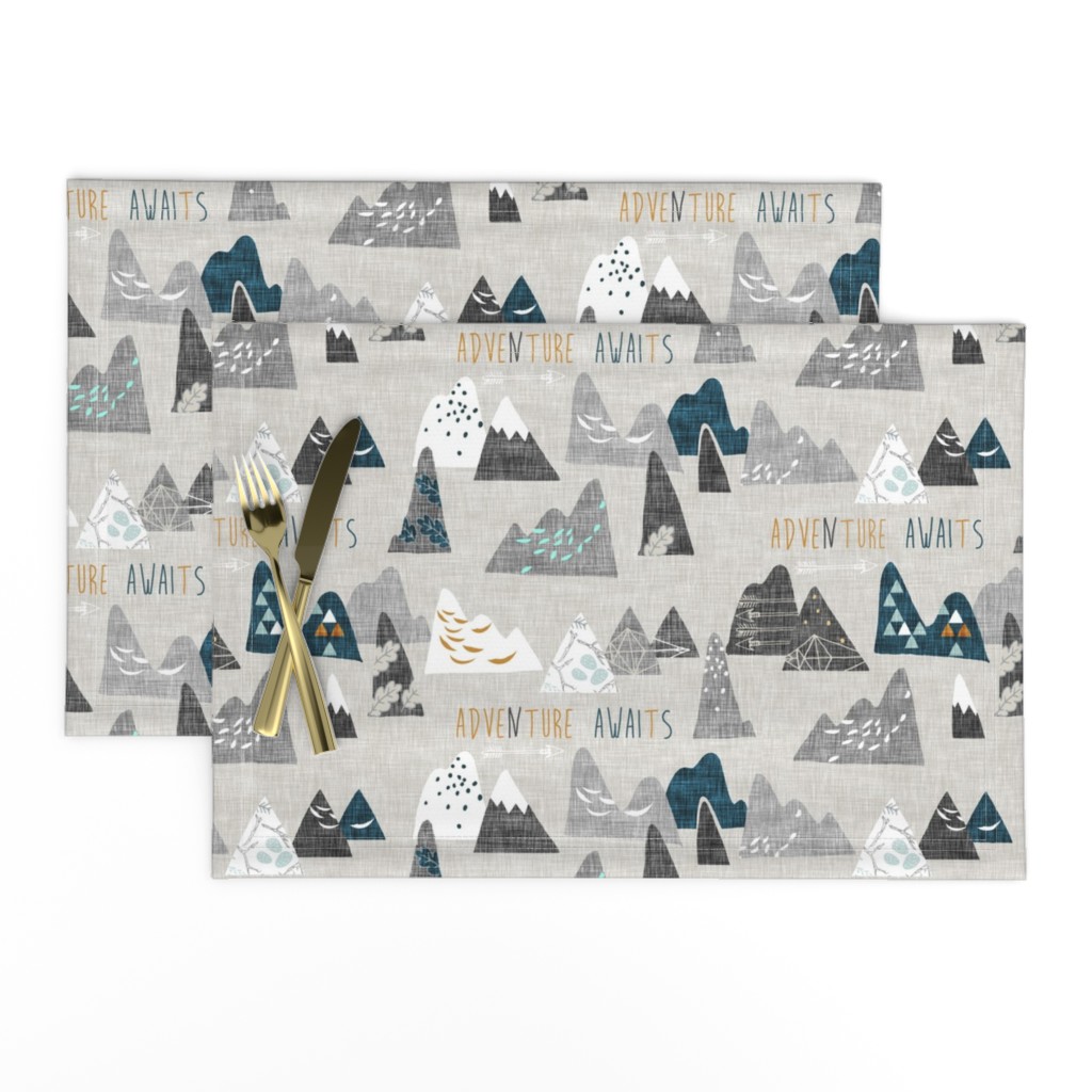 Adventure awaits (REGULAR) (grey/teal)