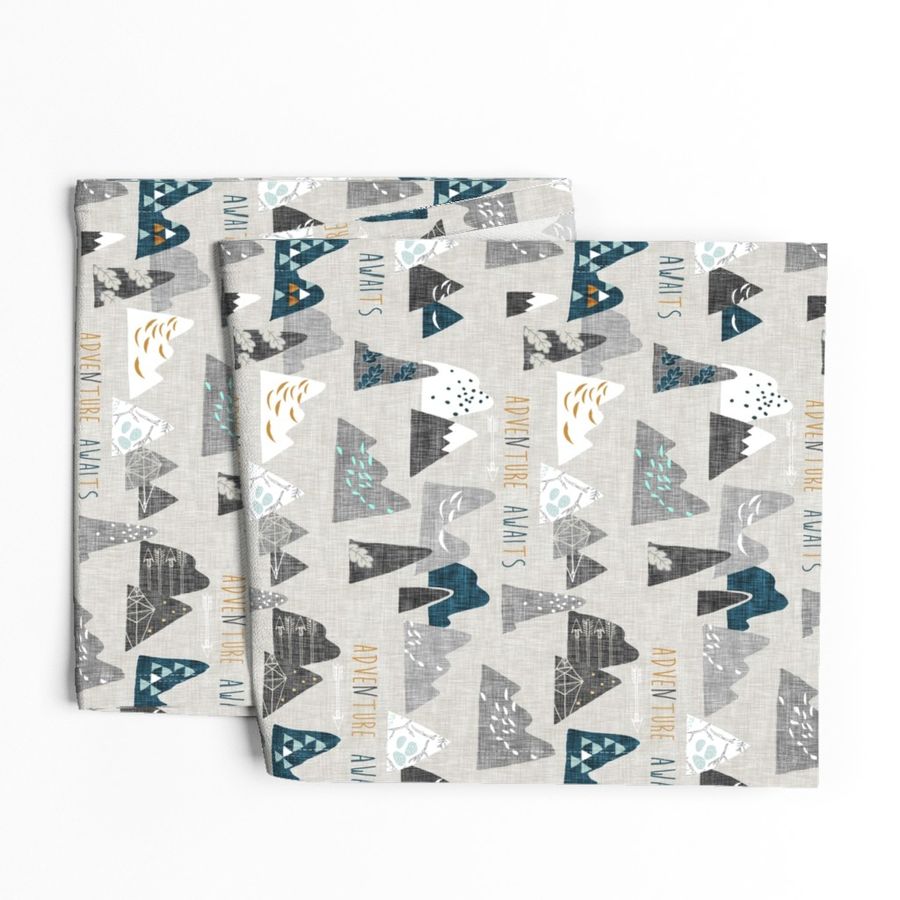 Adventure awaits (REGULAR) (grey/teal)