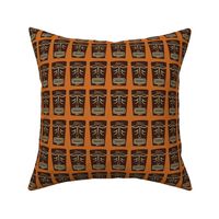 Tiki Mask - Orange - Medium