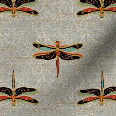 dragonflies - classic  orient