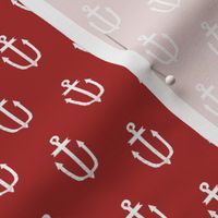 red anchor fabric