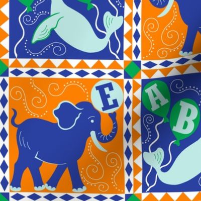 Animal Alphabet Circus Quilt