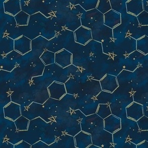 MOOD-y Starry Night in Serotonin and Dopamine Smaller Scale © Jennifer Garrett