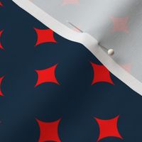 Circus Diamond - Red, Navy